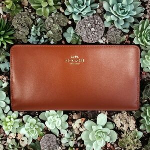 Coach Nappa leather, skinny wallet